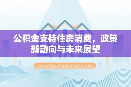 柳州公积金支持住房消费，政策新动向与未来展望