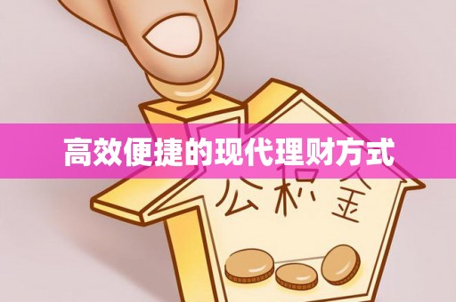 柳州高效便捷的现代理财方式