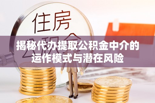 柳州揭秘代办提取公积金中介的运作模式与潜在风险