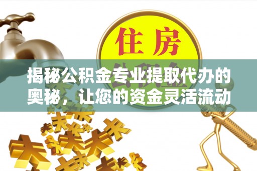 柳州揭秘公积金专业提取代办的奥秘，让您的资金灵活流动