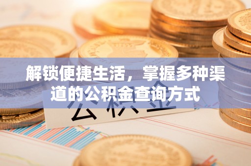 柳州解锁便捷生活，掌握多种渠道的公积金查询方式