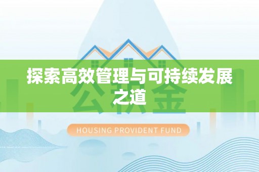 柳州探索高效管理与可持续发展之道
