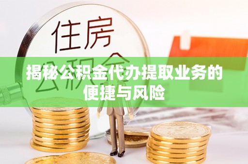柳州揭秘公积金代办提取业务的便捷与风险