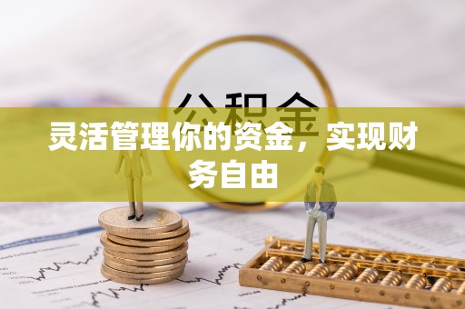 柳州灵活管理你的资金，实现财务自由